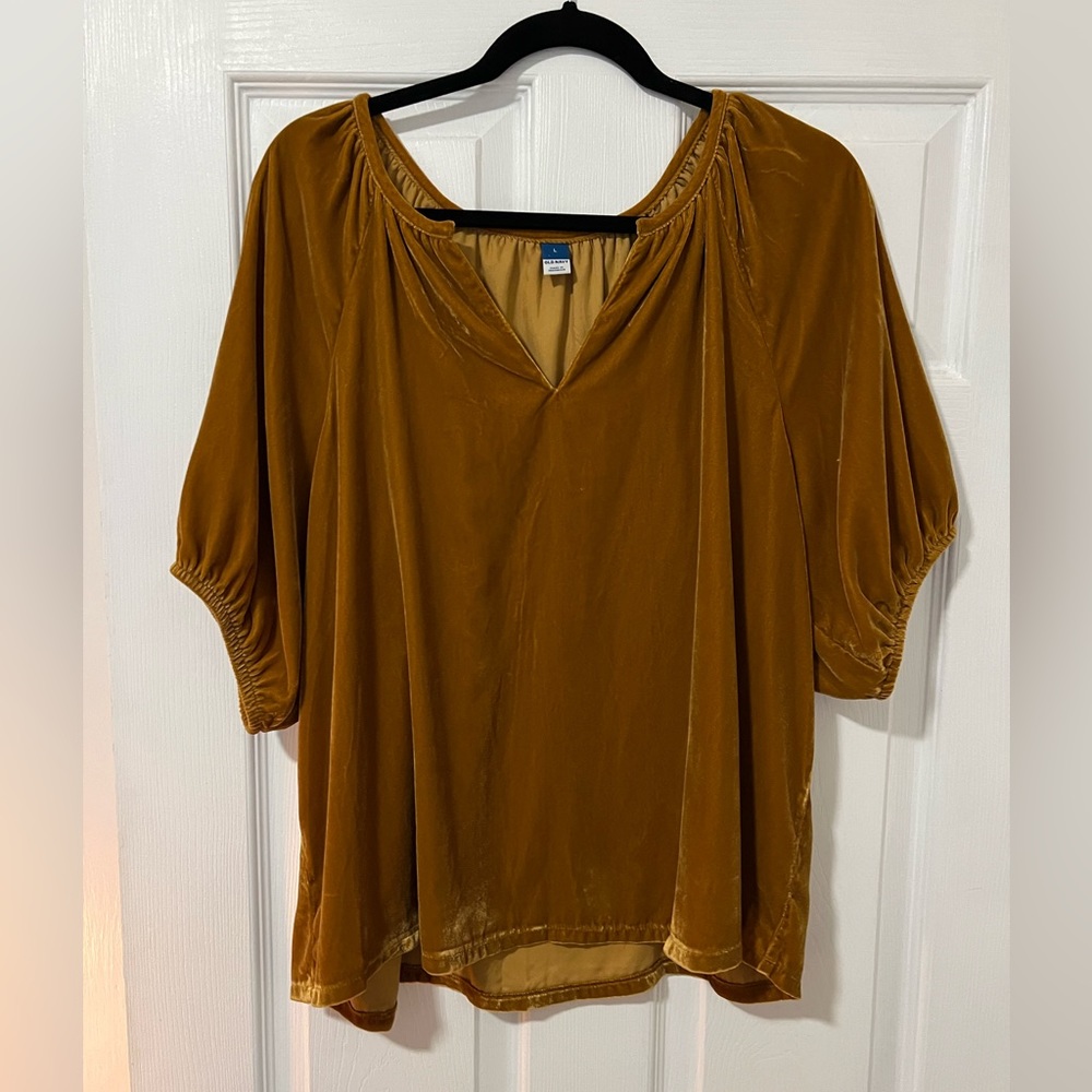 Old Navy Velvet Blouse
